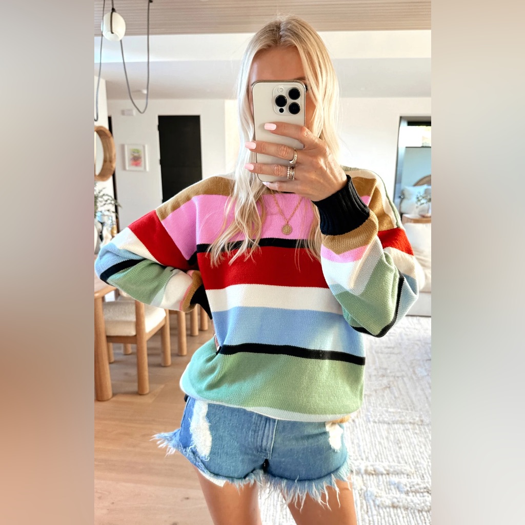 Show Me Your Mumu Ember Striped Sweater